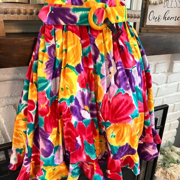 Vintage Oscar De La Renta Studio Floral Dress NWT - Picture 8 of 11